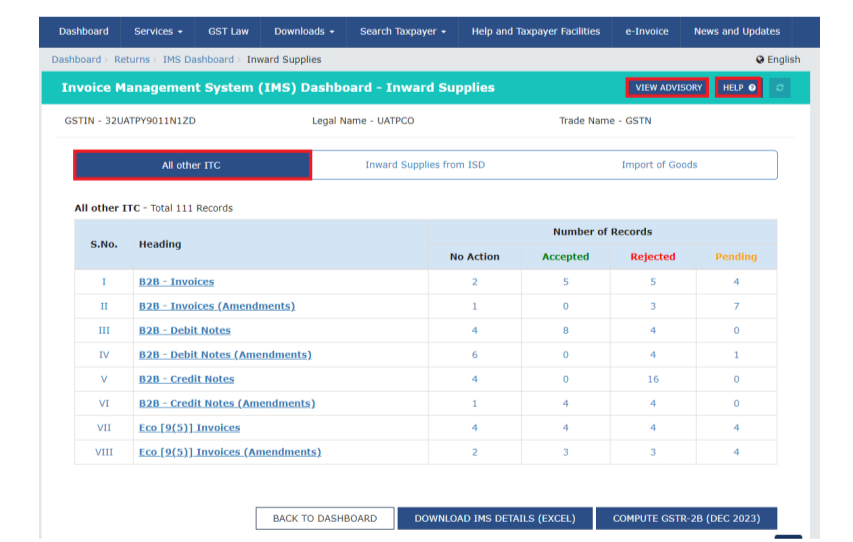 Invoice Management S