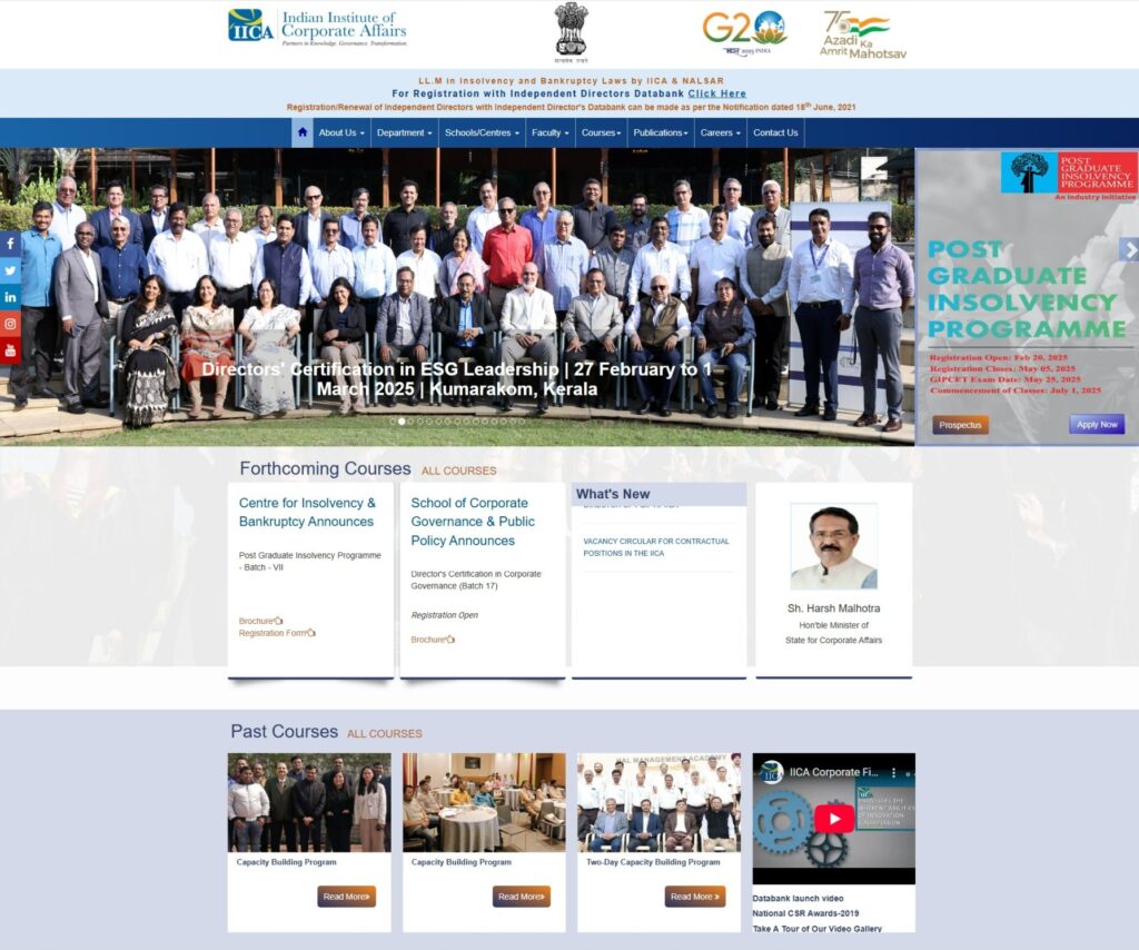 Independent Director India - IICA