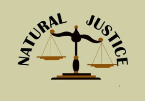 Natural-Justice Principles of Natural Justice, Section 74