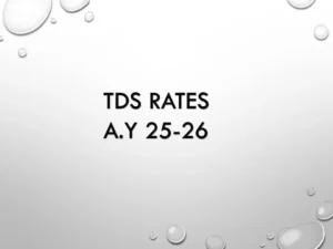 TDS rates