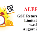 GST Return Filing Limitation of Three Years in sections