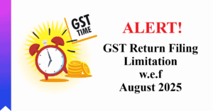 GST Return Filing Limitation of Three Years in sections