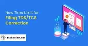 TRACES tds correction changes