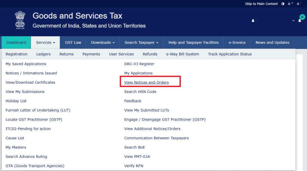 Furnishing of Bank Account