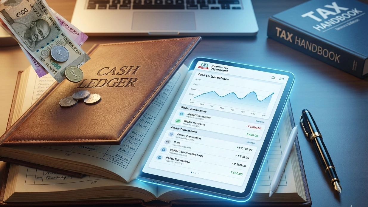 Cash Ledger in Income Tax : Concept vs Challenges (2026)
