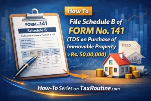 Schedule B of Form 141