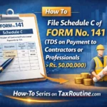 Schedule C of Form 141
