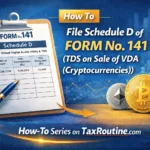 Schedule D of Form 141